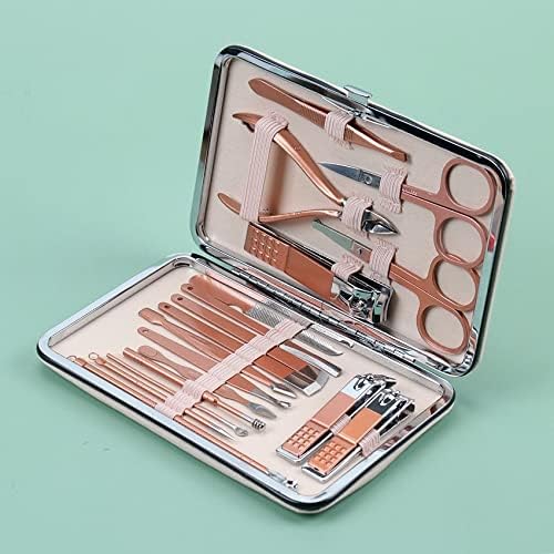SET DE MANICURA Y  PEDICURA DE 18 Piezas