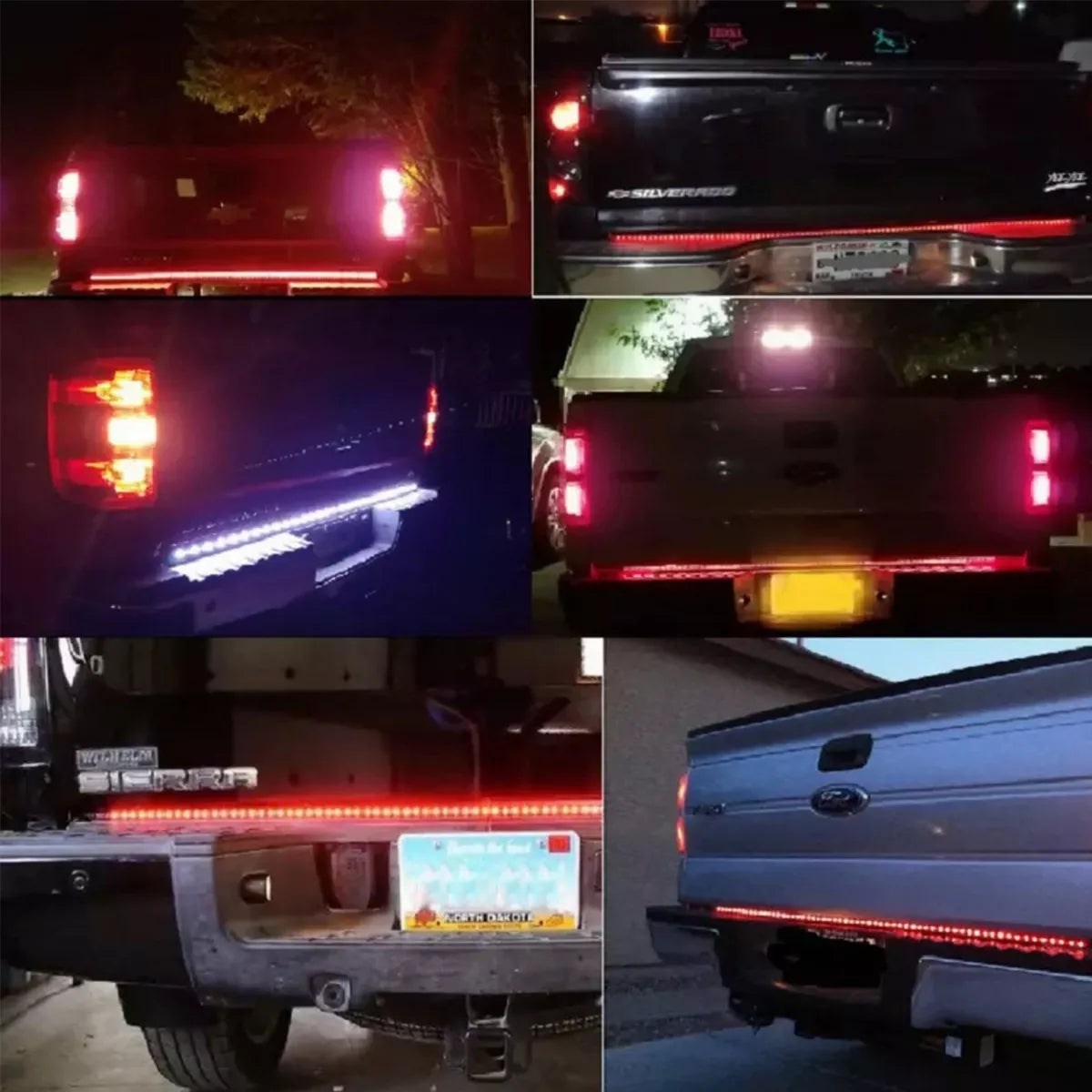 Tira de Luz LED trasera para vehiculos (de 1,2 mts.) con 5 modos de Luz